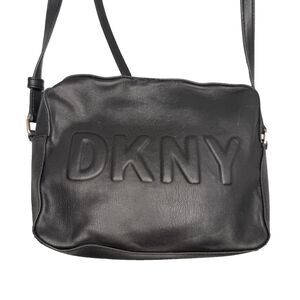 DKNY Tilly Logo Black Small Camera Bag Crossbody Bag Vegan Leather